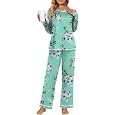 Netsmile Women's Pajama Sets 2 Piece Ladies Long Sleeve Pjs Fall Loungewear Soft Sleepwear with Pockets