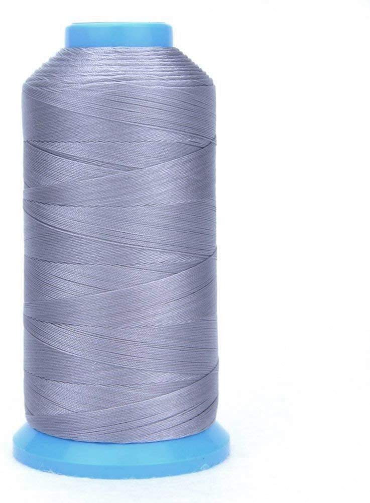 WheateFull - Strong Nylon Sewing Thread for Outdoors, Leather Seats, Bags, Shoes, Canvas, Upholstery and Sewing Machine Grey