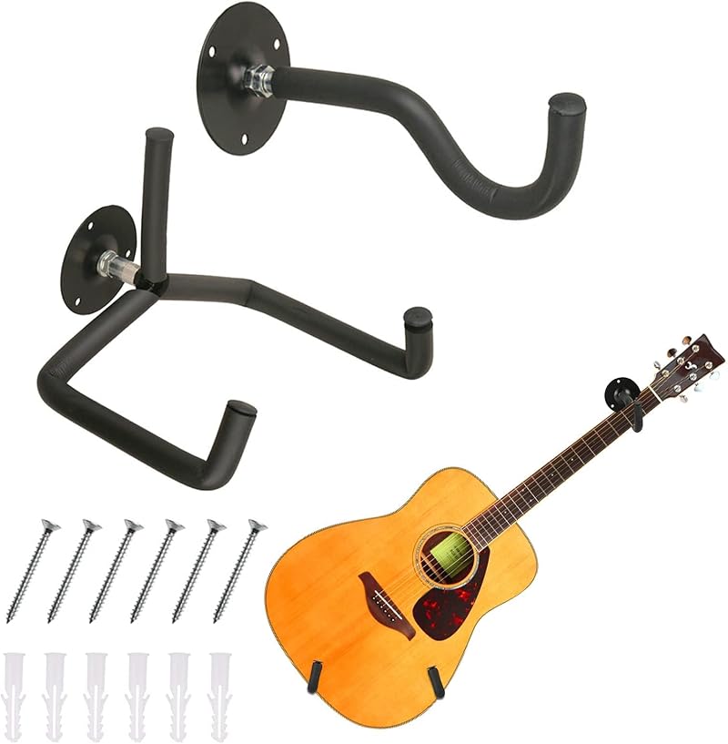 Yumzeco TTCR-II Guitar Wall Mount Hanger Horizontal Rack