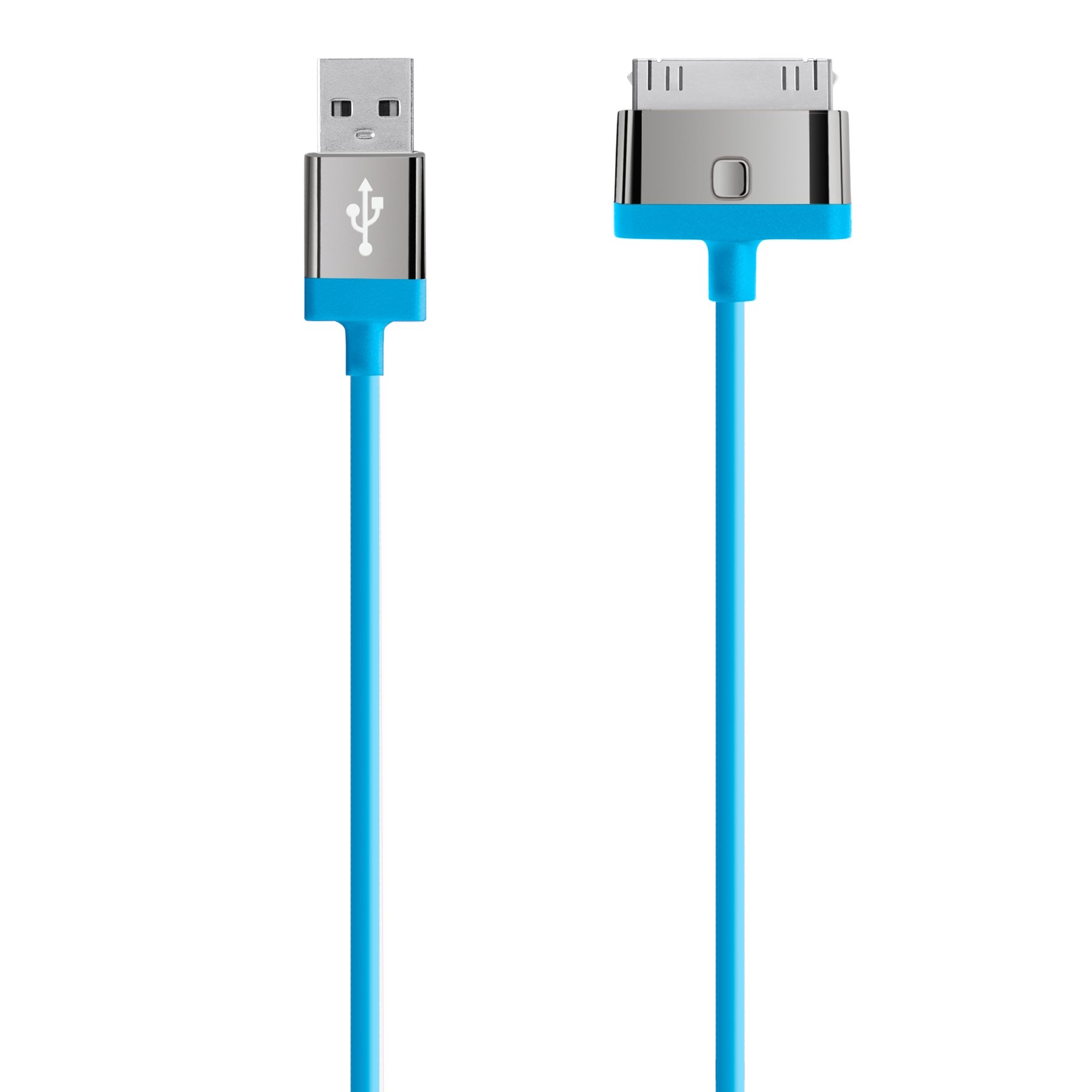 Belkin Mixit Colour Range 2 m 30-Pin Charge and Sync Cable for iPhone 4/4s, iPad 2, 3 and 4 - Blue