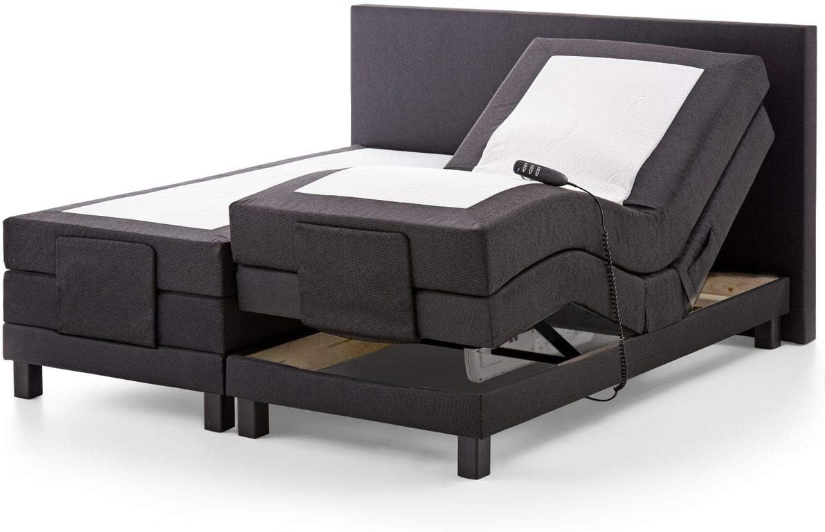 Belvandeo I Boxspringbett Ancona Elektrisch Verstellbar I 180x200 Cm I H2 H3 I Mit Tonnentaschenfederkern Matratze Kopfteil I Doppelbett I Hotelbett Amazon De Kuche Haushalt