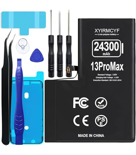 Batteria per iPhone 14 Pro A2890 A2650 A2889 A2892 | con kit di riparazione,3200 mAh,Polimero al Litio,Batteria di Sostituzione Batteria per iPhone 14 Pro A2890 A2650 A2889 A2892 | con kit di riparazione,3200 mAh,Polimero al Litio,Batteria di Sostituzione