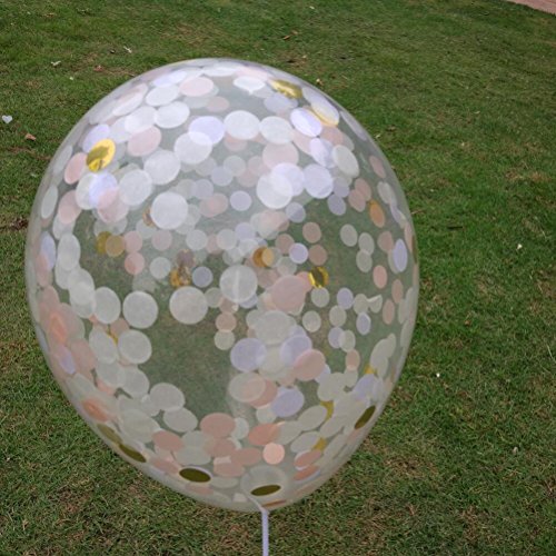 Mybbshower Gold Champagne Wedding Confetti 1 Inch Tissue Paper Circles Pack of 5000