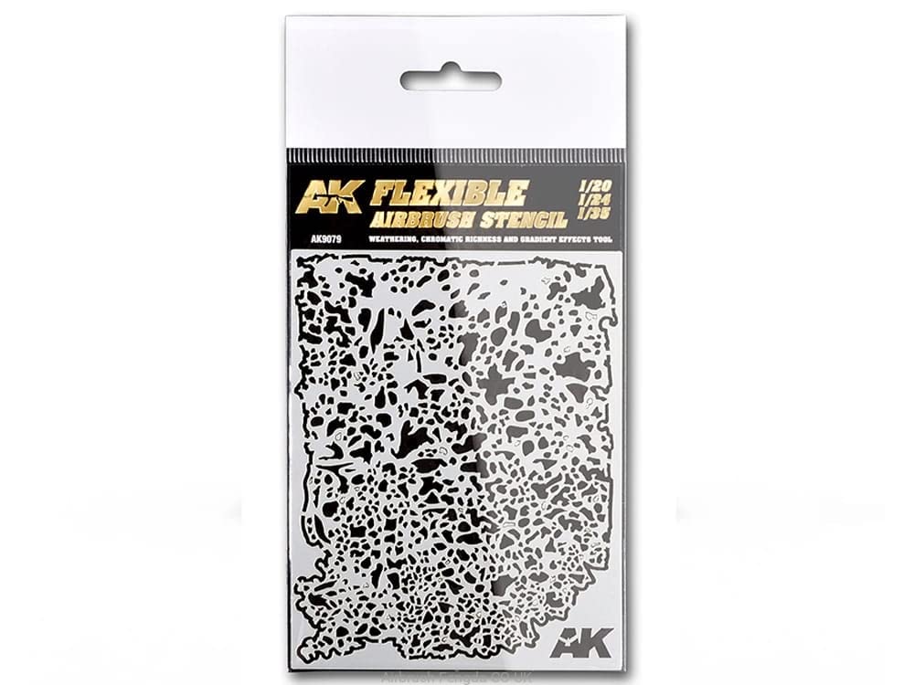 AK Interactive - Flexible Air Brush Stencil (1/20 1/24 1/35)