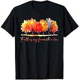 Fall is My Favorite Color Autumn Tree Line Fall Tree T-Shirt