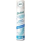 Batiste Light Dry Shampoo, Unscented Fragrance Free, 3.81 Oz | Lightweight Formula, No White Residue, Good For Sensitive Scalps, Absorbs Oil &amp; Grease, Time-Saving Haircare