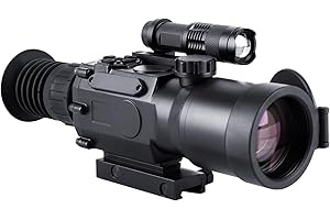GOYOJO Digital Night Vision Riflescope, Lightweight, with 3.7-11x Digital Zoom and Idear for Hunting, Law Enforcement, and Wildlife Observation