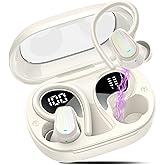 OYIB AI Language Translation Earbuds Real Time, 3-in-1 Translator Earbuds with 6 Translation Modes/164 Language, 50H Bluetooth 5.4 Headphones Translating Device for Travel/Business//Leaning, White