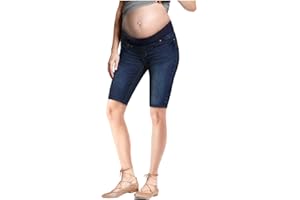Hybrid & Company Women Super Comfy Stretch Maternity Bermuda Short