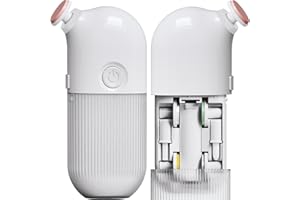 ZHOC Baby Nail Trimmer Electric, [Mini Size][Ergonomic Grip] Rechargeable Baby Nail File Set for Newborn Toddler or Adults, Safe Baby Nail Clippers for Toes & Fingernails Polish, Trim Care (White)