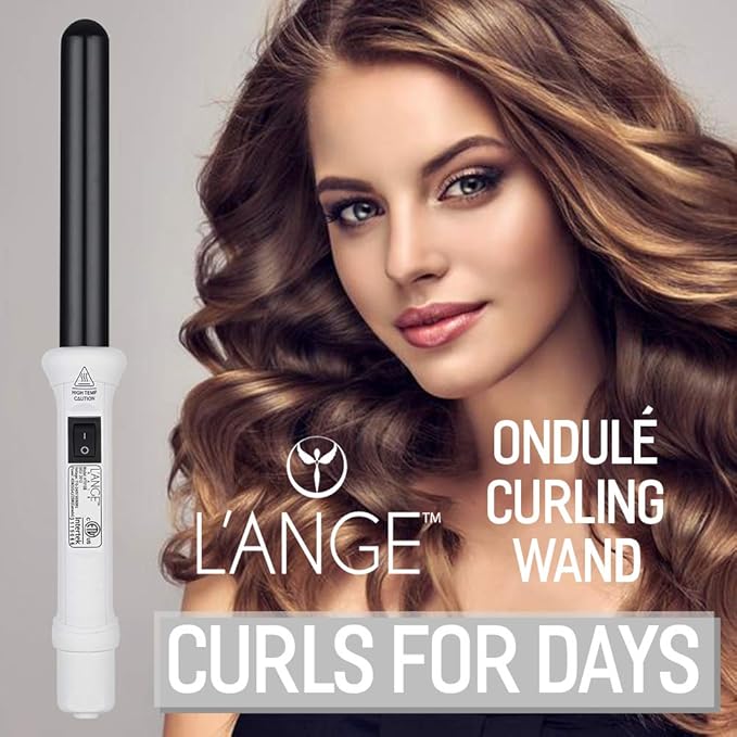 lange ondule 25mm titanium curling wand