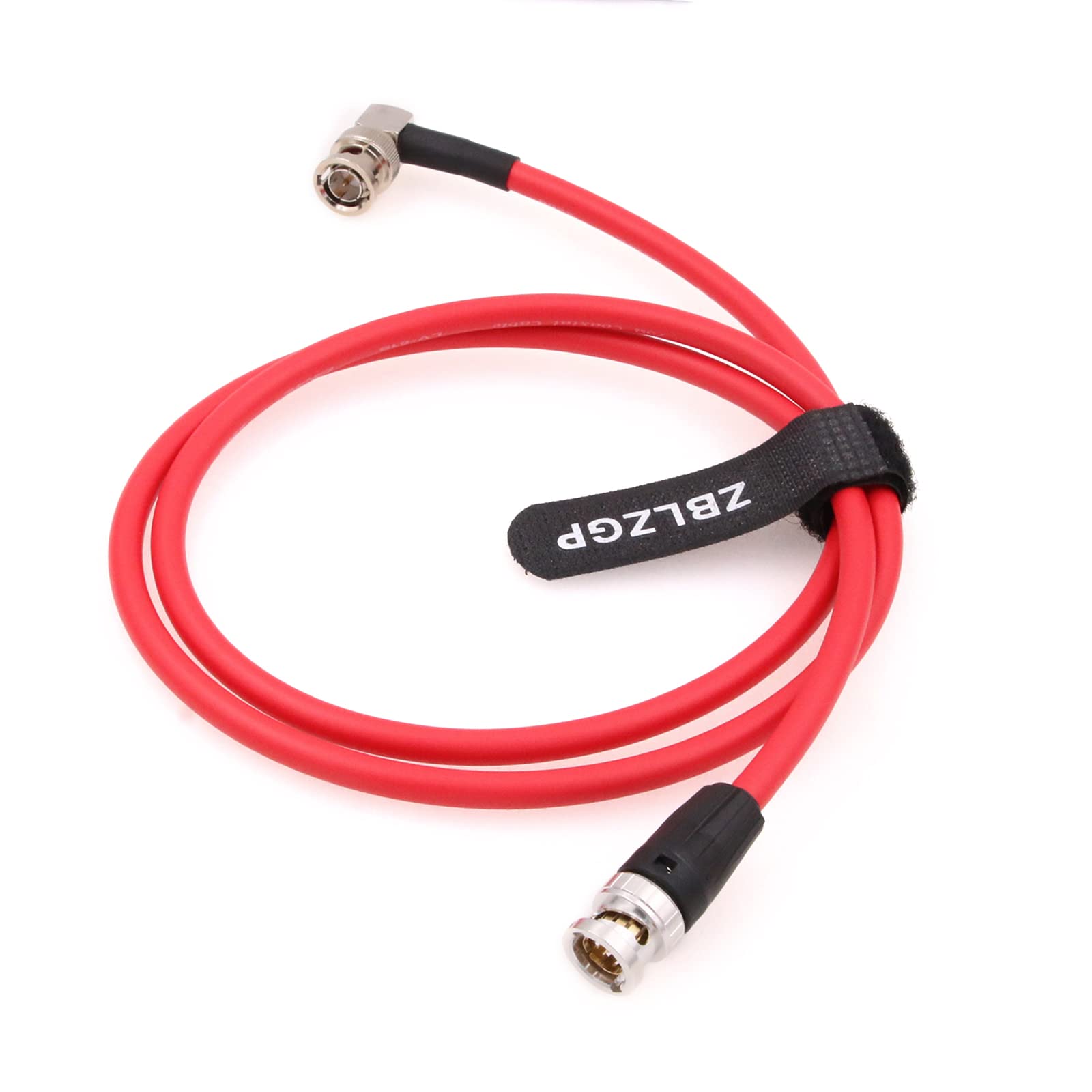 ZBLZGP 12G-SDI LV-61S BNC Male to Right Angle BNC Male 75 ohm Coaxial shielded Cable for 4K Video Camera