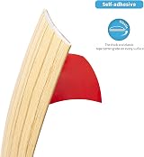 Art3d Self Adhesive Vinyl Floor Transition Strip 4 ft Aspen Yellow 1.57in view 9