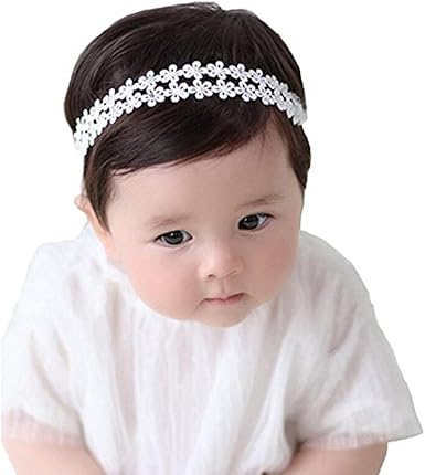 white headband for baby girl