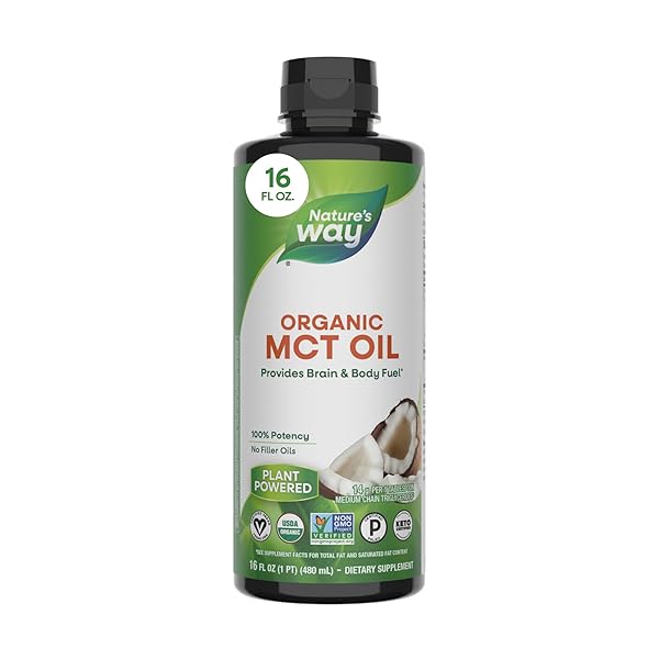 NATURE’S WAY ORGANIC MCT OIL, BRAIN AND BODY...