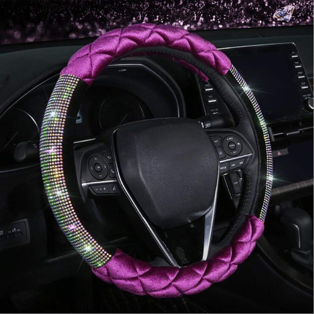 iWill Luxury Cute Steering Wheel Cover with Bling Diamonds