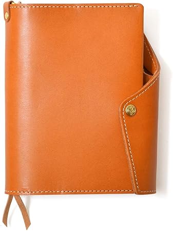 Amazon Hukuro 手帳カバー 本当に使える B6 本革 メンズ レディース 日本製 ライトブラウン 手帳 文房具 オフィス用品