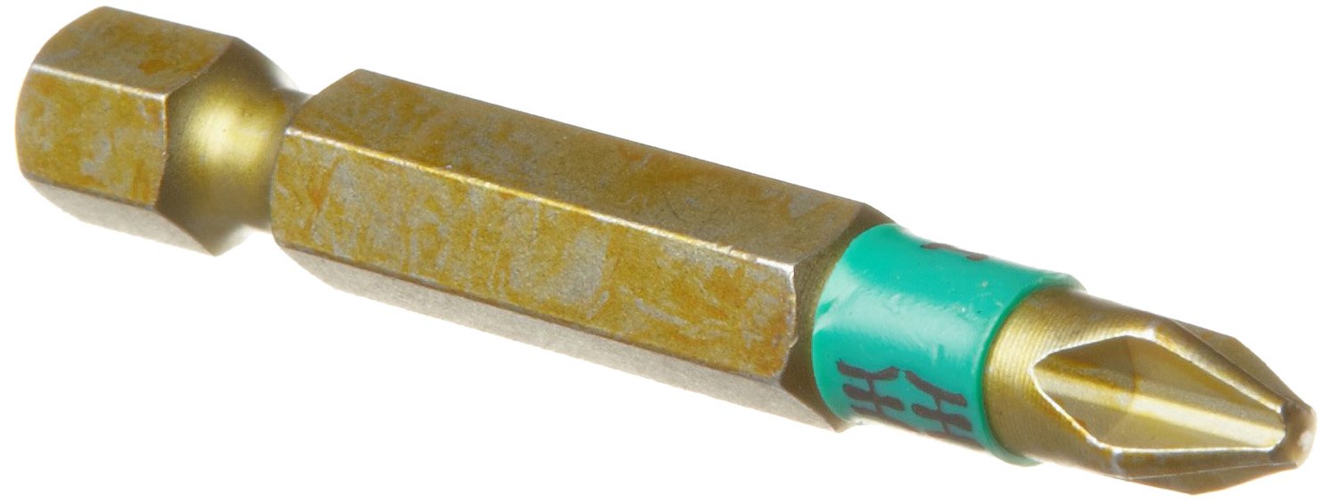 Wera 059542 851/4 BTH Bi-Torsion Extra Hard Bits PH2 50mm (10 Pieces)