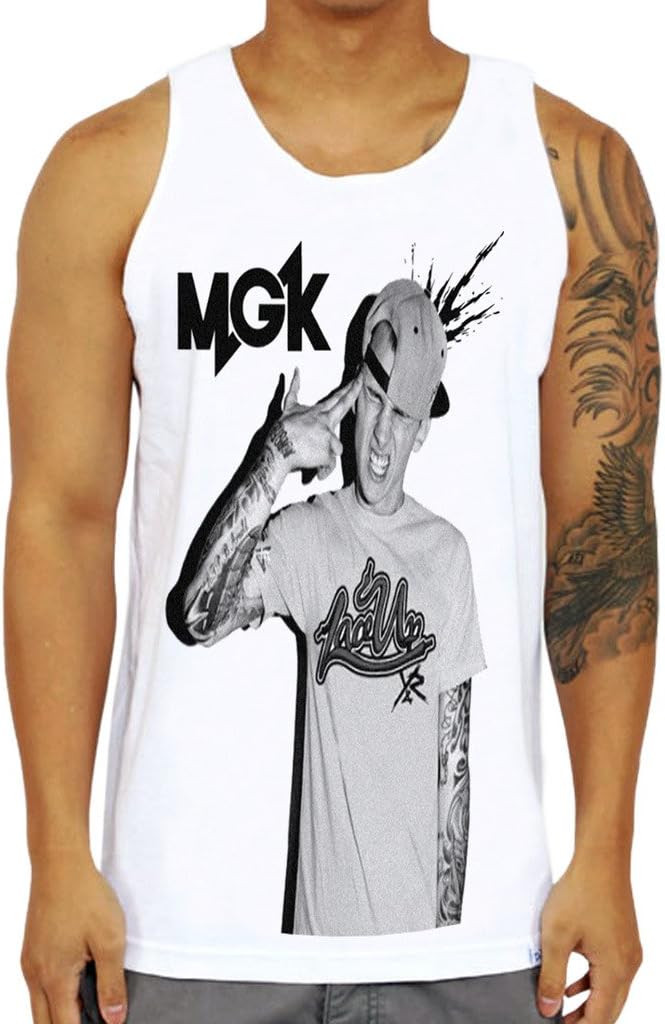 mazumi8 Machine Gun Kelly MGK Hiphop Shooter Tank Top
