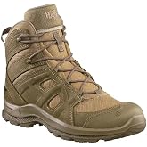 HAIX Black Eagle Athletic 2.1 V GTX Mid Coyote Lightweight Stable-Sole Rubber-Tip Leather Boots for Military and Law Enforcement Duties