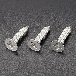RoyceMart #8 x 3/4" (100 pcs) Stainless Flat Head