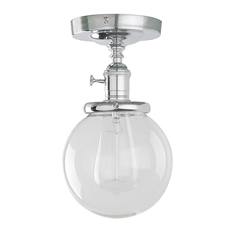 Pathson Industrial Vintage Modern Flush Mount Ceiling Lamp Switch