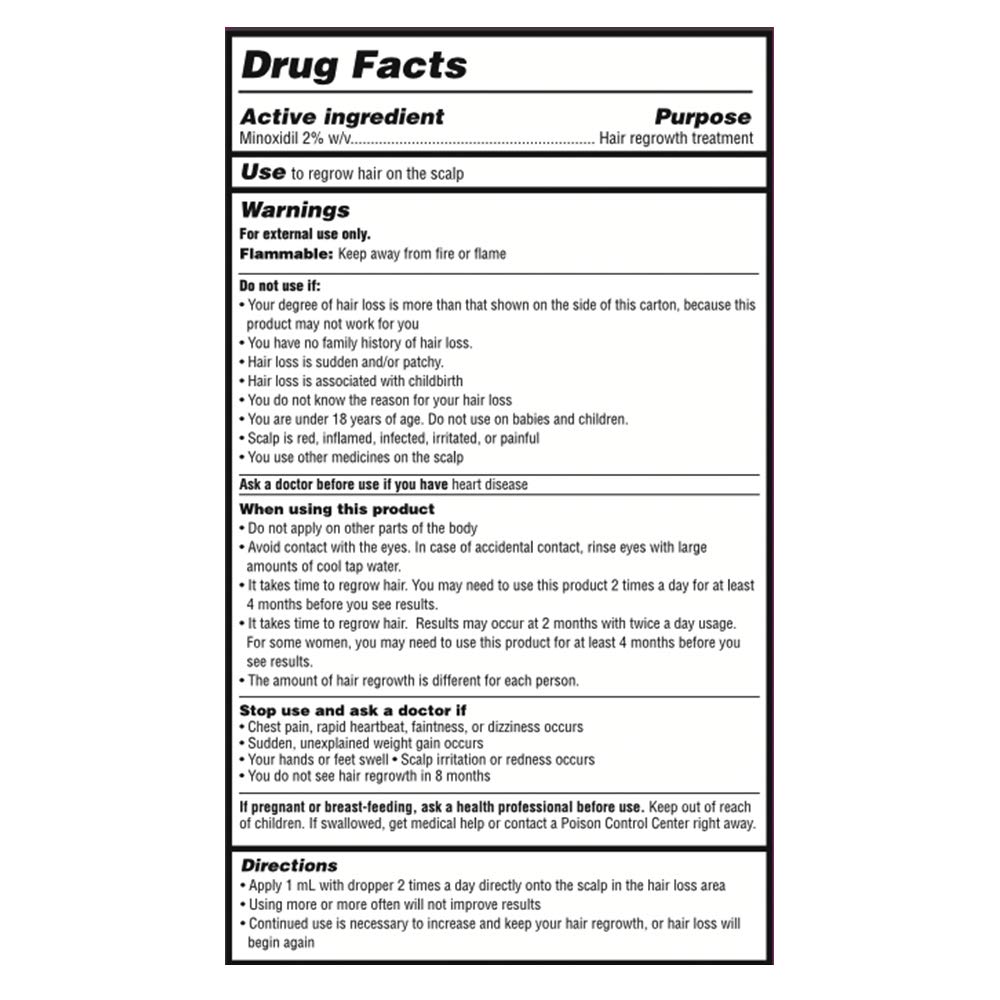 Women's Regrowth Kit Plus: Shampoo, Conditioner, 2% Minoxidil, Leave-In Foamer. Anti Hair Loss and Thinning Hair Solution for Women, 1 Month : Beauty