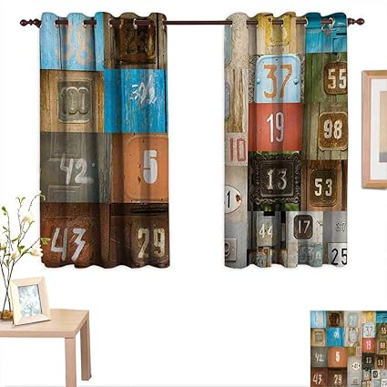 Amazon Com Superlucky Modern Customized Curtains Rusty