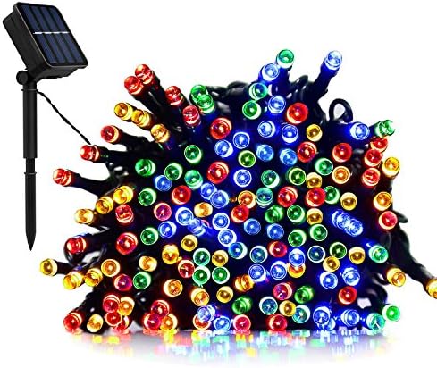 Solar String Lights, LDesign 72ft Decorative Romantic Starry Fairy Lights Waterproof Christmas Lights for Outdoor,Indoor,Garden, Home, Christmas Party, Wedding,Holiday, Mall,Xmas (Multi Color- 2 mode)