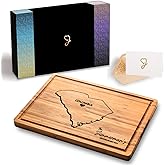 South Carolina Cutting Board Personalized, State Shaped Boards, Bamboo USA Gifts, Housewarming States Visted Map - Decor for Home