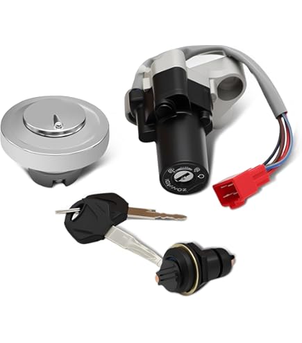 ZX6 ZX7 Ignition Emgo 40-80622 Ignition Switch With 2 Keys