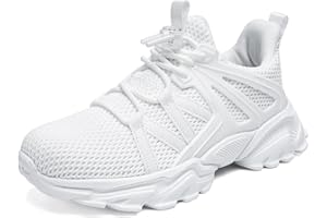 Nihaoya Boys Girls Sneakers Kids Tennis Shoes Lightweight Breathable Mesh Walking Running Shoe for Toddler/Little Kid/Big Kid