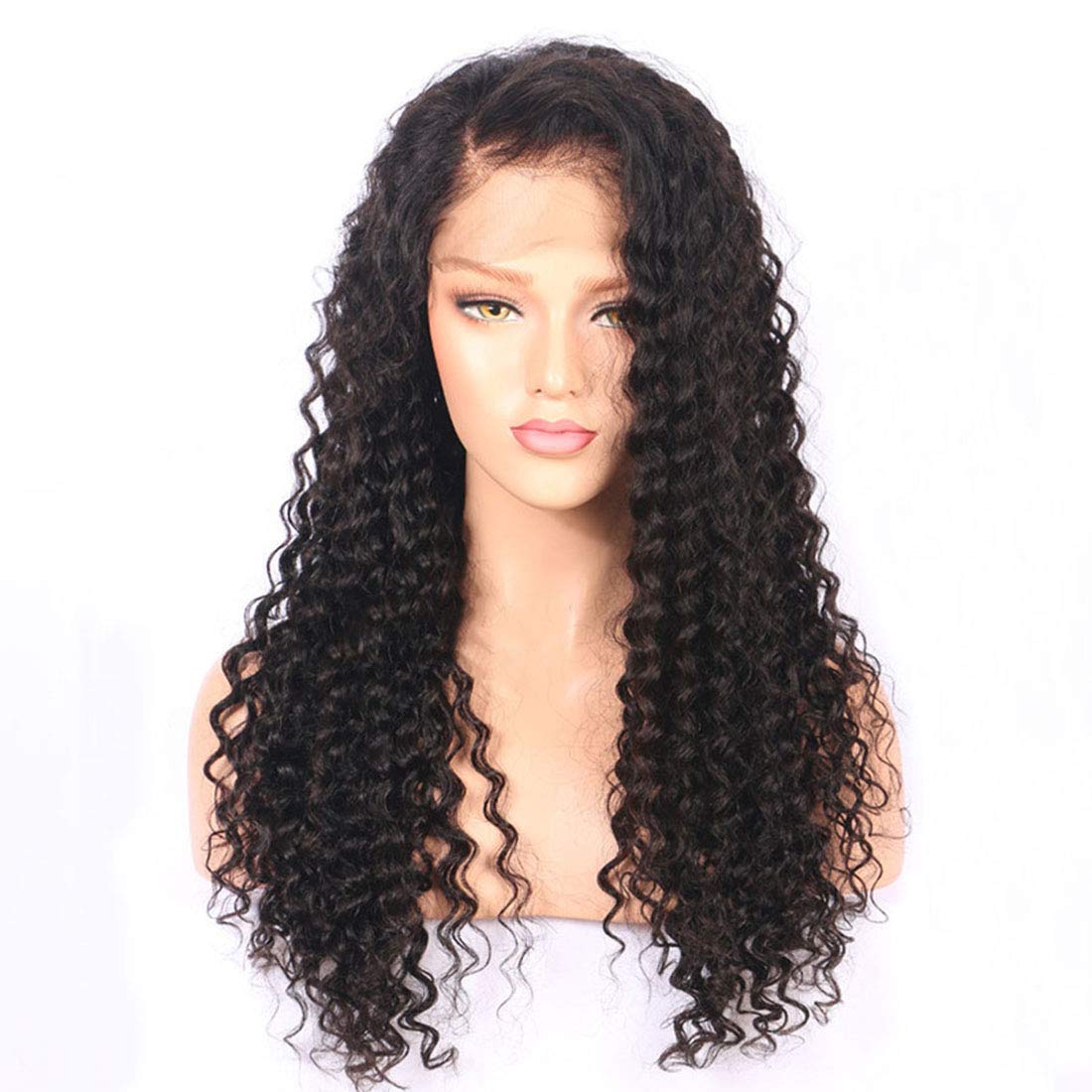 Amazon Com Human Hair Wigs Long Roll Wig Front Lace Long Curly