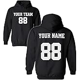 Tee Miracle Design Your OWN Hoodie for Men & Women - Custom Jersey Hoodies - Pullover Team Sweatshirts