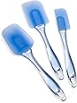 Wilton 570-1121 Easy Flex 3-Piece Silicone Spatula Set, Blue
