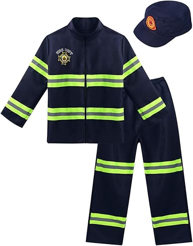baby girl firefighter costume