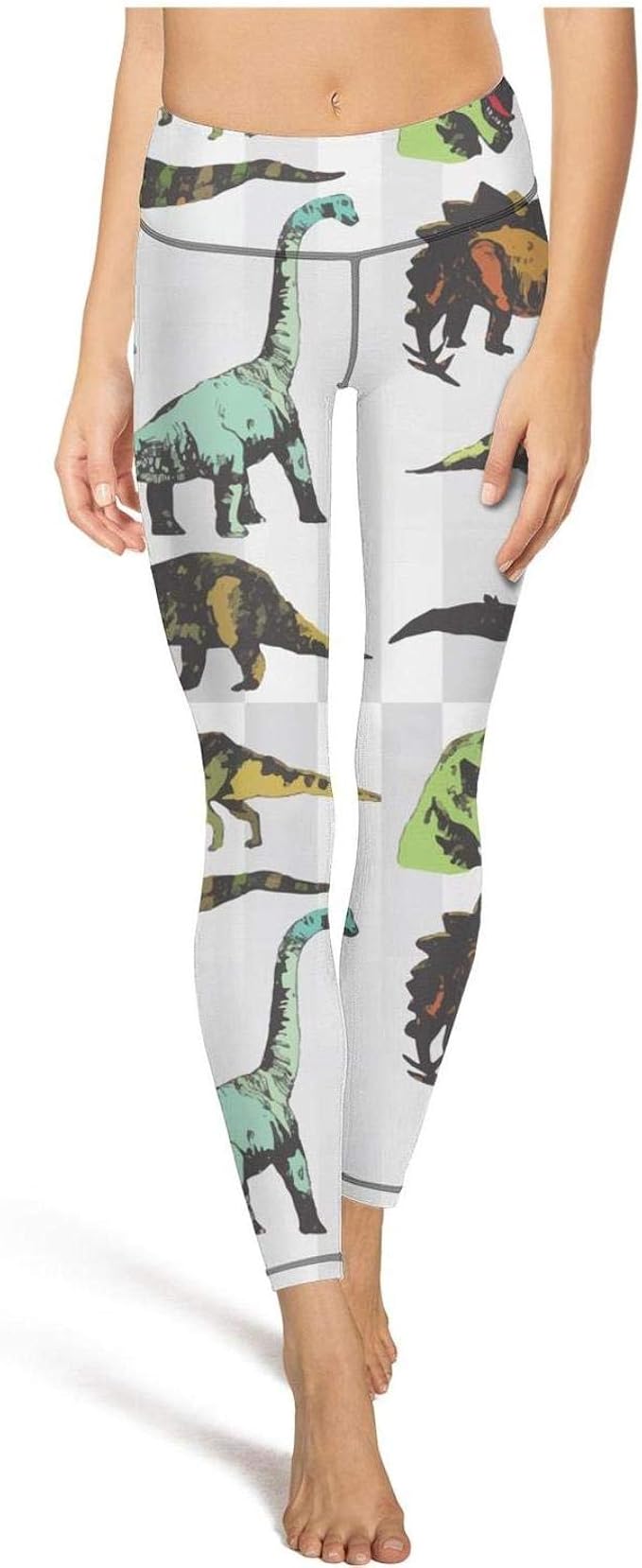 dinosaur workout leggings