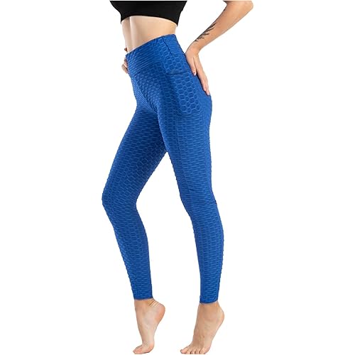 Realdo Famous TIK Tok Leggings, Yoga Pants for Women High Waist Tummy Control Bubble Hip Lifting Workout Running Tights