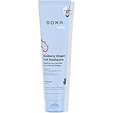 Boka Fluoride Free Toothpaste Nano Hydroxyapatite Toothpaste - Blueberry Dragon Fruit Flavor, 4 oz 1Pk US Manufactured