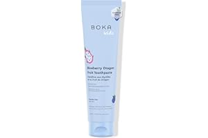 Boka Fluoride Free Toothpaste Nano Hydroxyapatite Toothpaste - Blueberry Dragon Fruit Flavor, 4 oz 1Pk US Manufactured