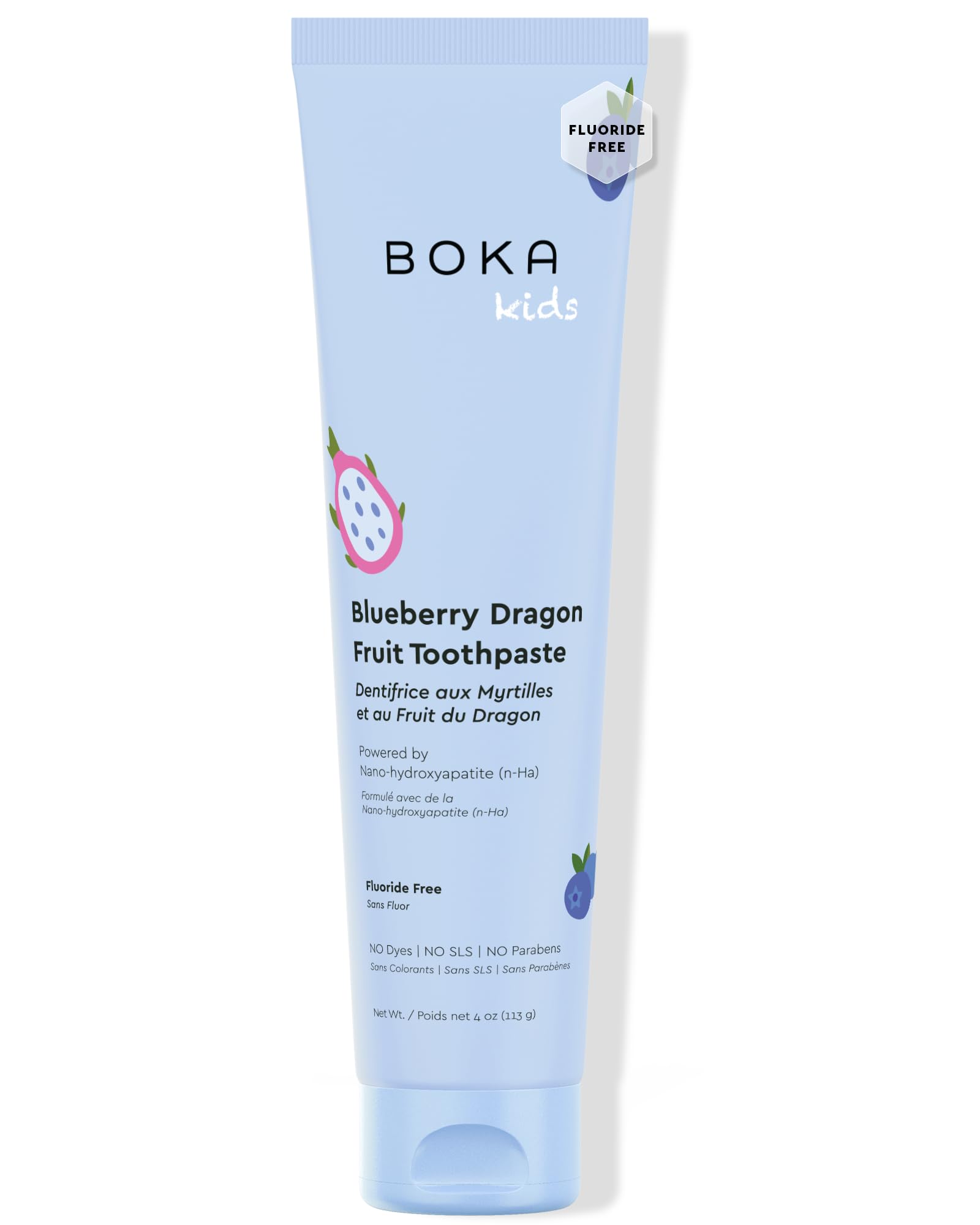 Boka Kids Toothpaste - Fluoride Free Nano Hydroxyapatite Toothpaste
