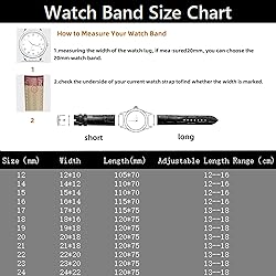 Danxancy Genuine Leather Watch Bands,Quick Release