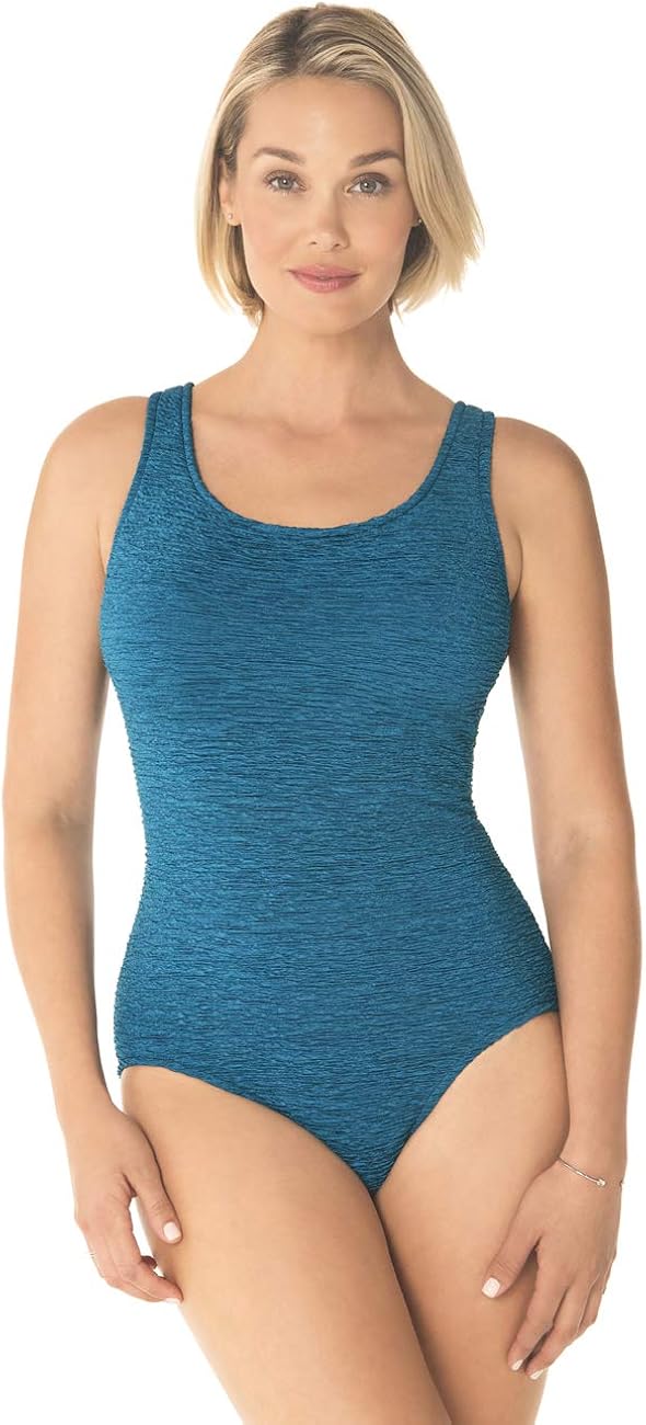 penbrooke krinkle plus size swimsuits