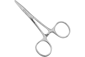 XTRM CRAFT Mosquito Hemostat Locking Forceps 3.5 Inches, Straight Stainless Steel - Multipurpose Ideal Hemostats for Nurses, Fishing Forceps, Crafts and Hobby