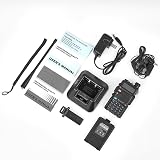 BaoFeng UV-5R 8W Dual Band Radio Kit 144-146 VHF 430-440 UHF LCD Backlit view 9