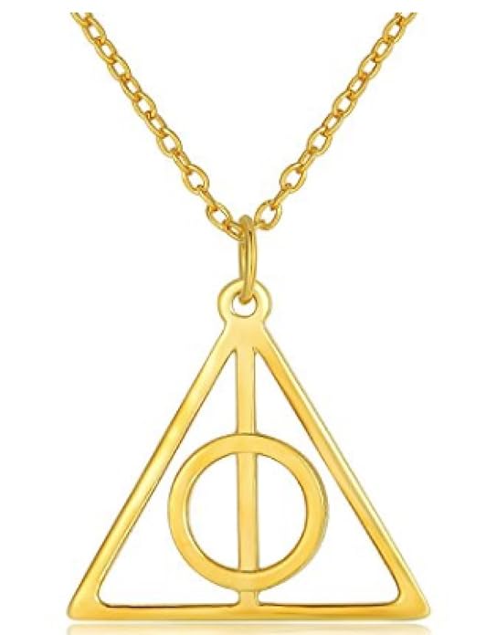 Heiligtümer des Todes Gold Mode Anhänger / Halskette
