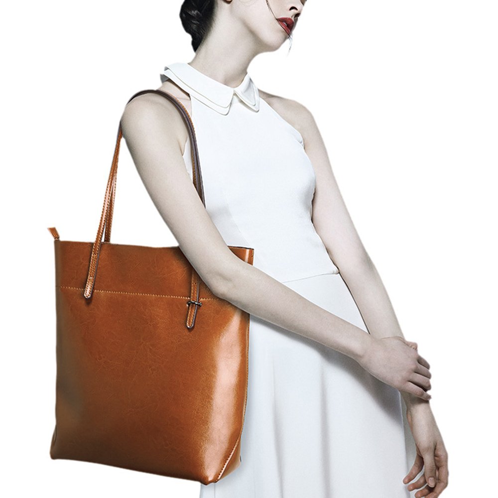 Borsa da donna Borsa a tracolla in vera pelle Borsa a mano morbida Borsa resistente all\'acqua