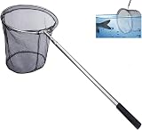 Xndryan 180cm Telescopic Landing Net with Pole Folding Aluminum Handle view 1