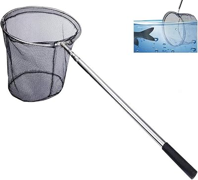 Xndryan 180cm Telescopic Landing Net with Pole Folding Aluminum Handle