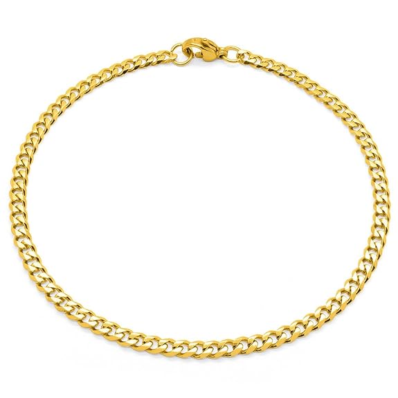 SoulCats® Armband Armkette Panzerkette Königskette Edelstahl gold